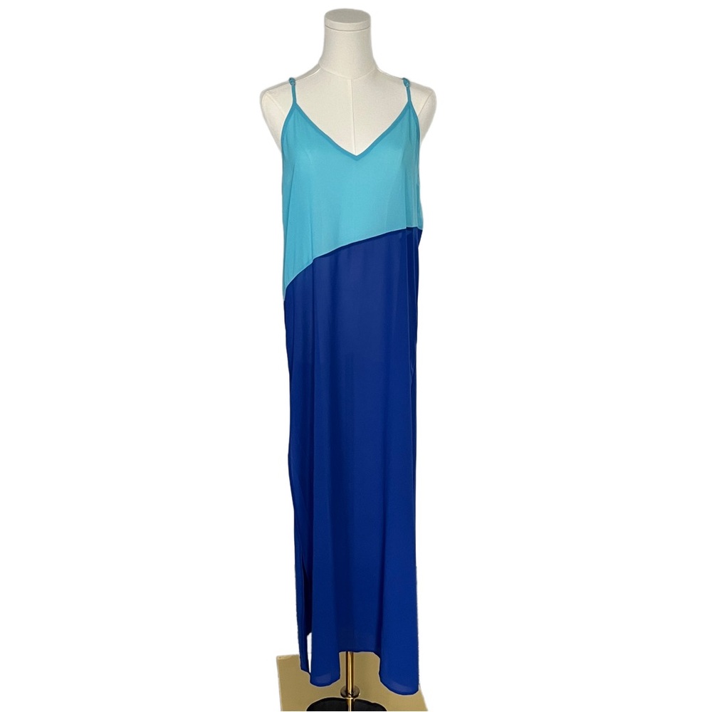 Lulu's Blue and Teal Swim Coverup Size M